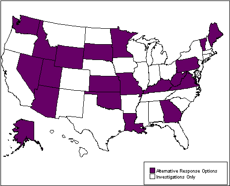 Figure 6 States with Alternative Response Options.