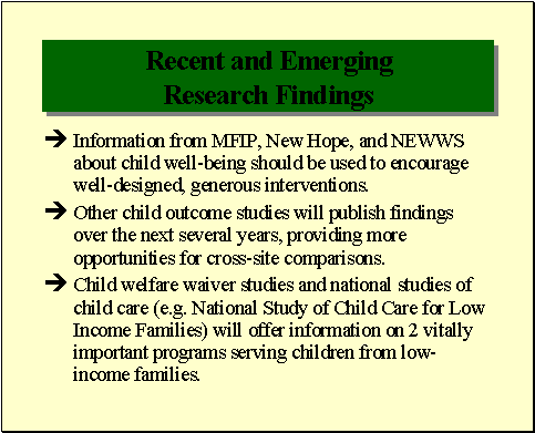 Resent and Emerging Research Findings